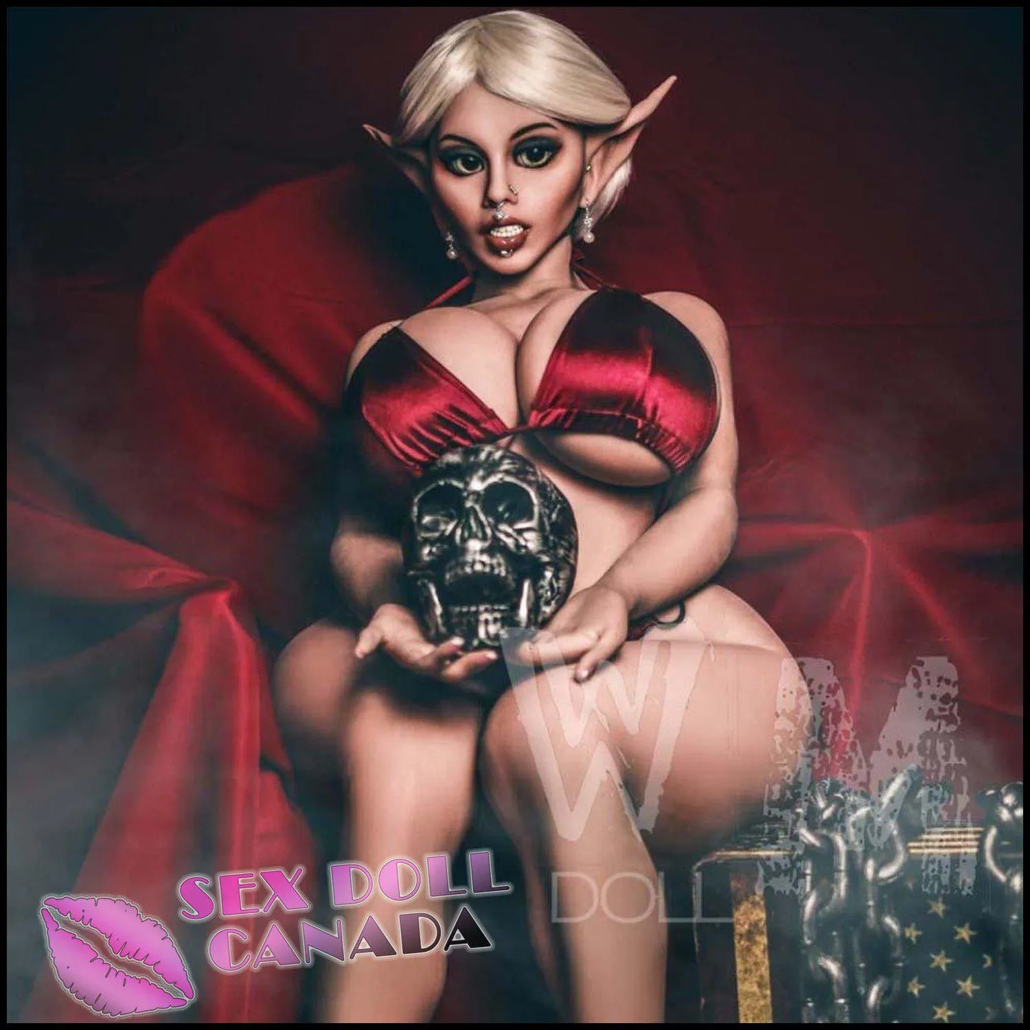 150 (4'11") M-Cup Helene Vampire Thick Booty BBW - WM Doll