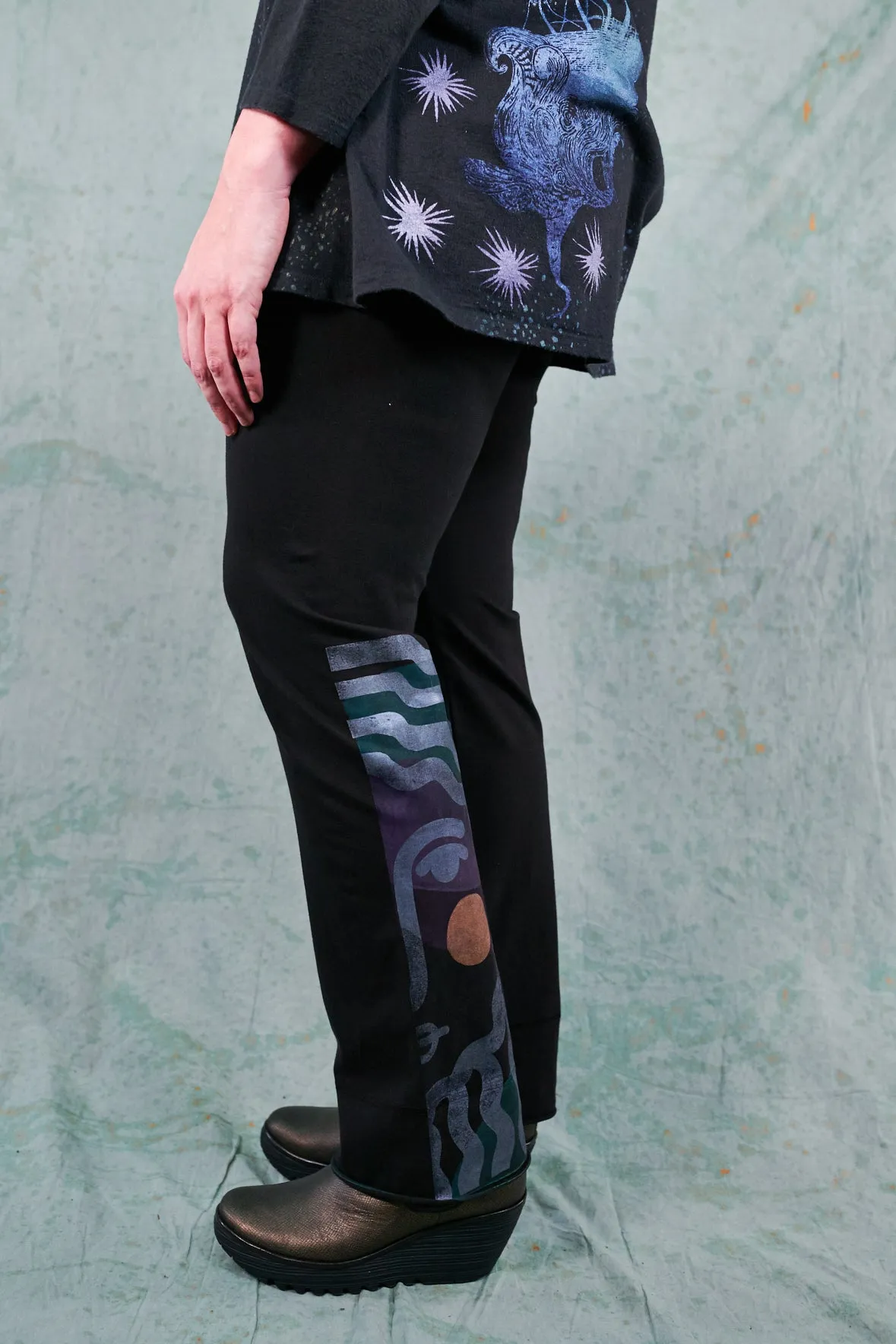 3176 Comfy Cotton-Lycra Slim Pant-Black