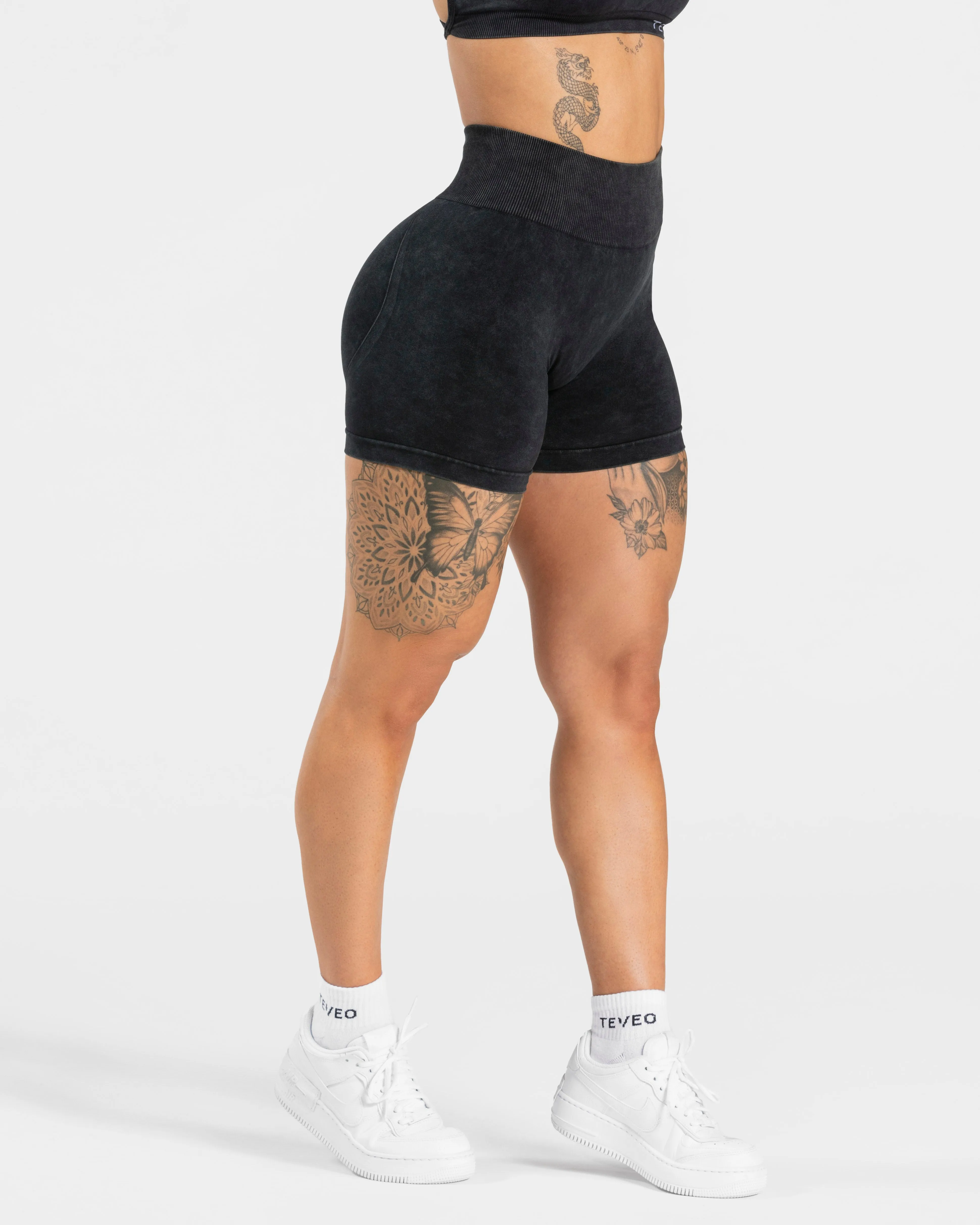 Acid Covert Scrunch Short "Schwarz"