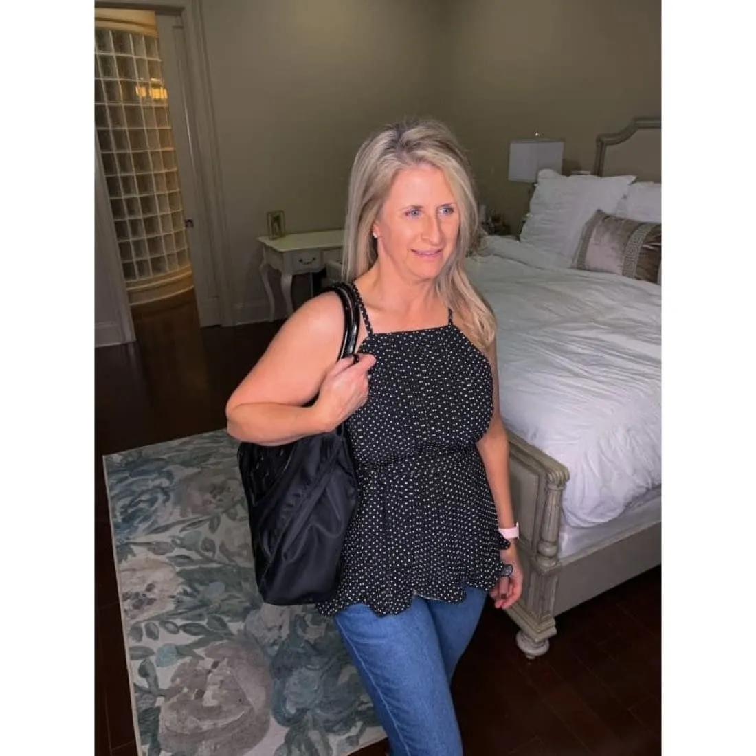 Annalise Polka Dot Halter Top
