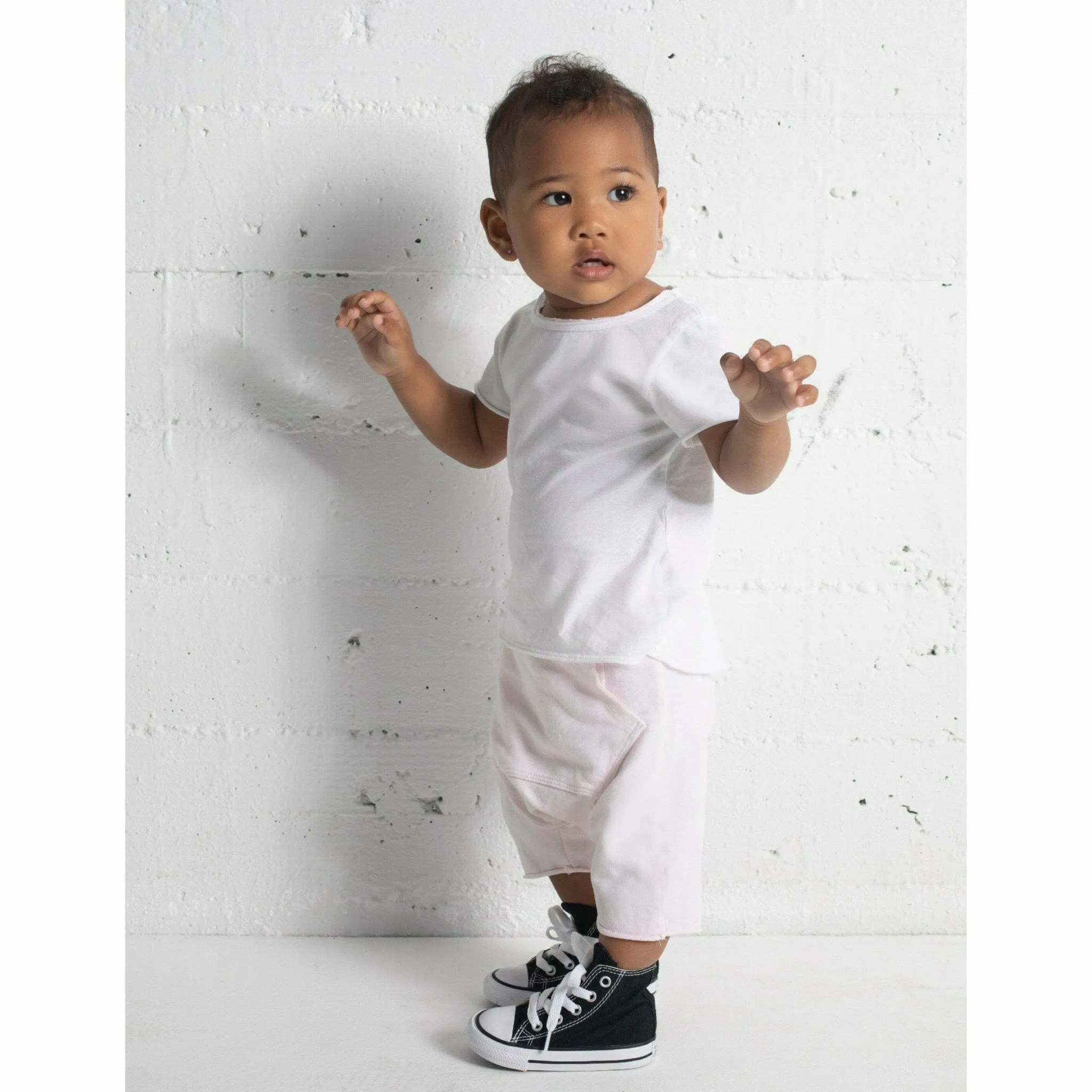 Asher Baby Tee Heather Grey