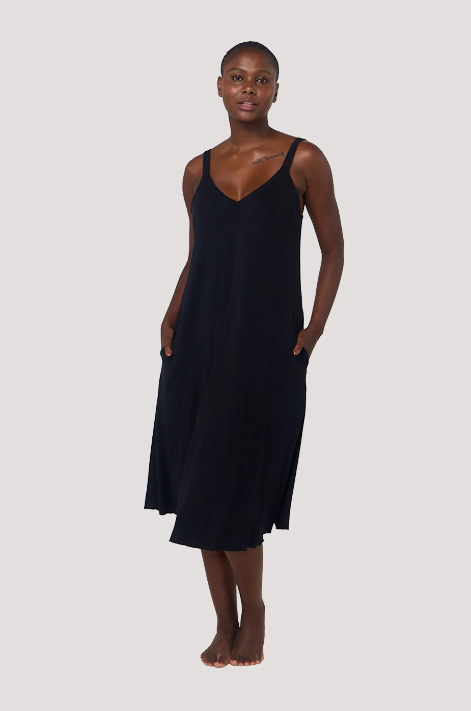 Bamboo Swing Pocket Dress