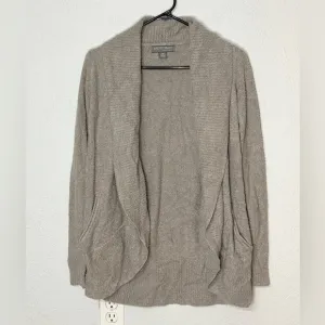 Barefoot Dreams gray cozy chic lite cardigan