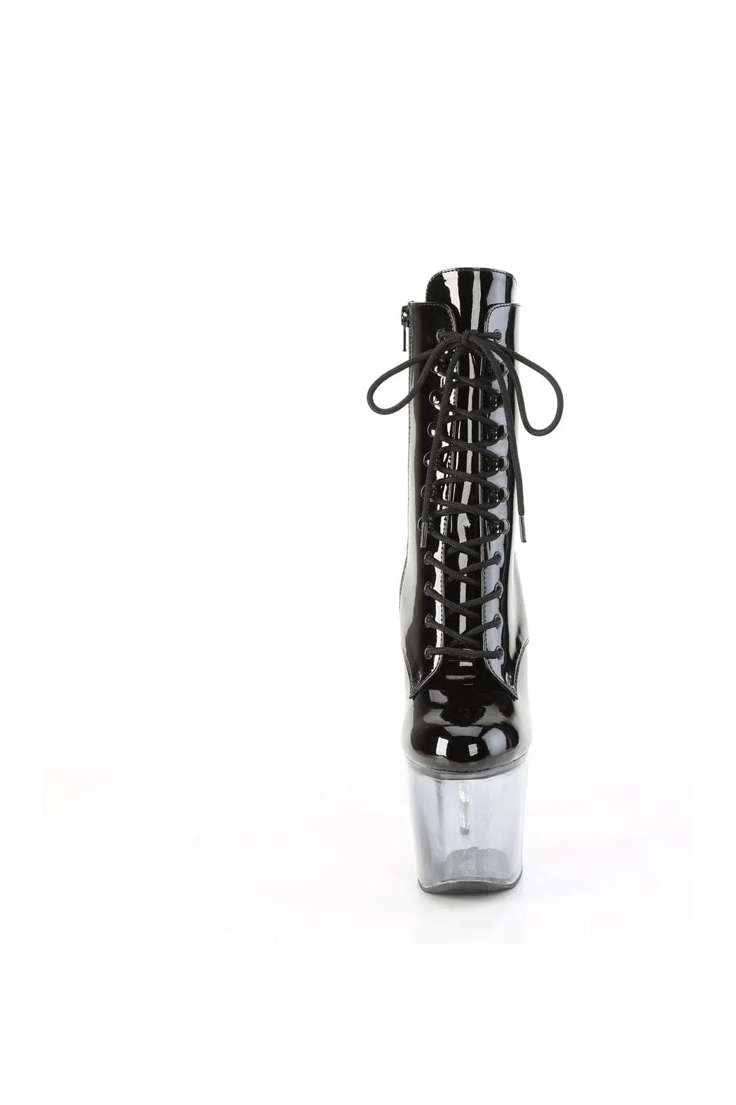 BLISS-1020BC Black Patent Ankle Boot