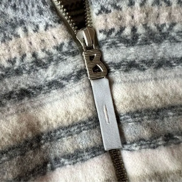 BOGNER FIRE   ICE Y2K VIRGIN WOOL FULL ZIP SWEATER APRES SKI MOUNTAIN NORDIC VTG