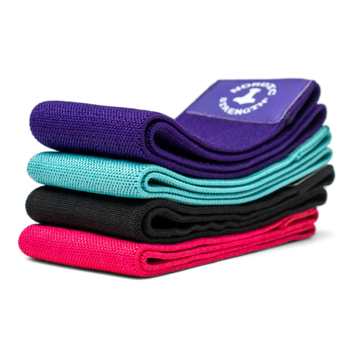 Booty Band  (4 pack) - Hip circle i bomuld/elastan