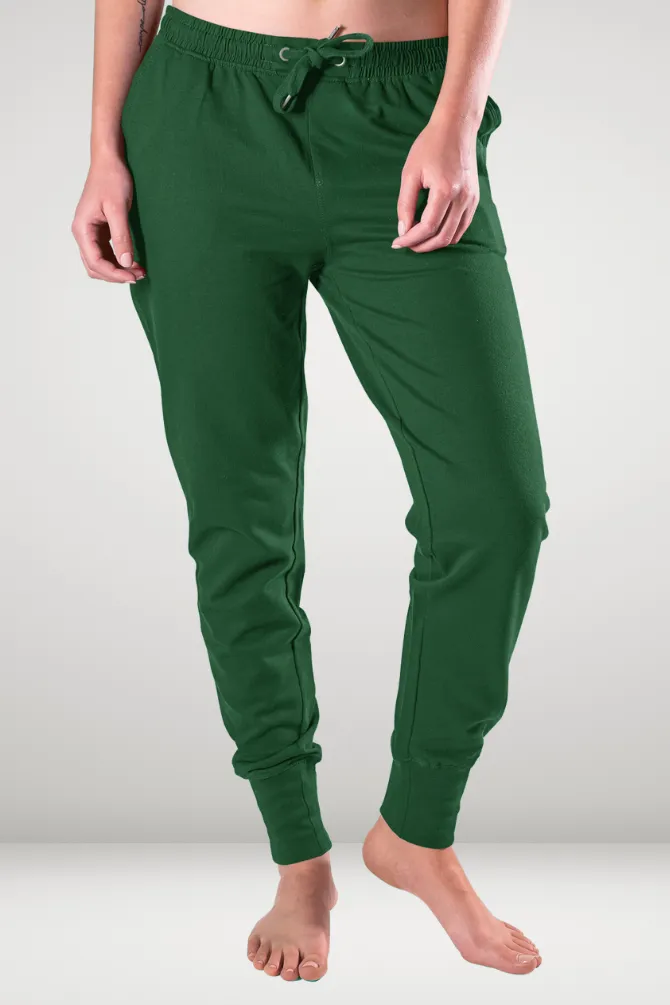Bottle Green Jogger For Women