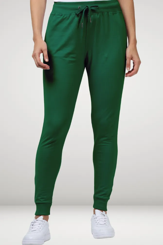 Bottle Green Jogger For Women