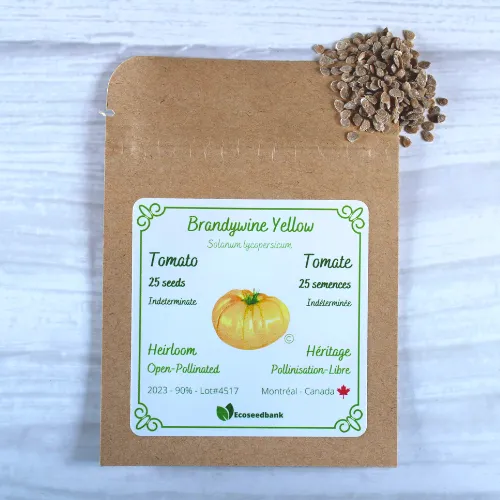 Brandywine Yellow Tomato Seeds