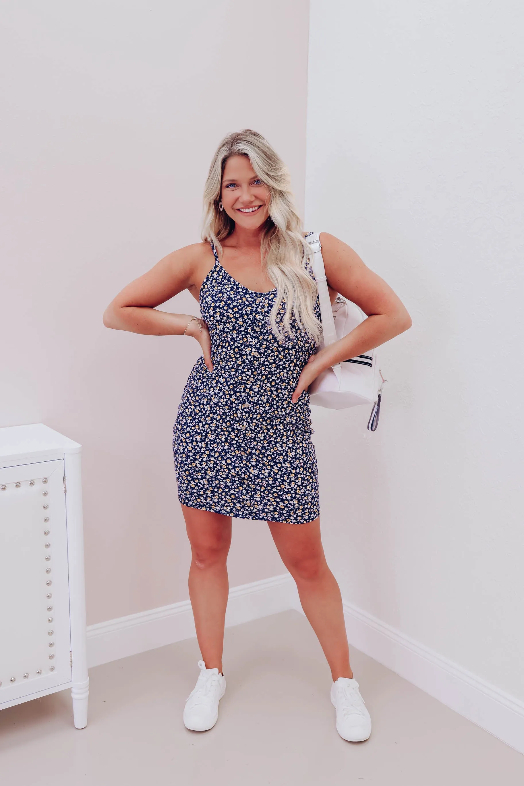 Bright Side Floral Tank Dress