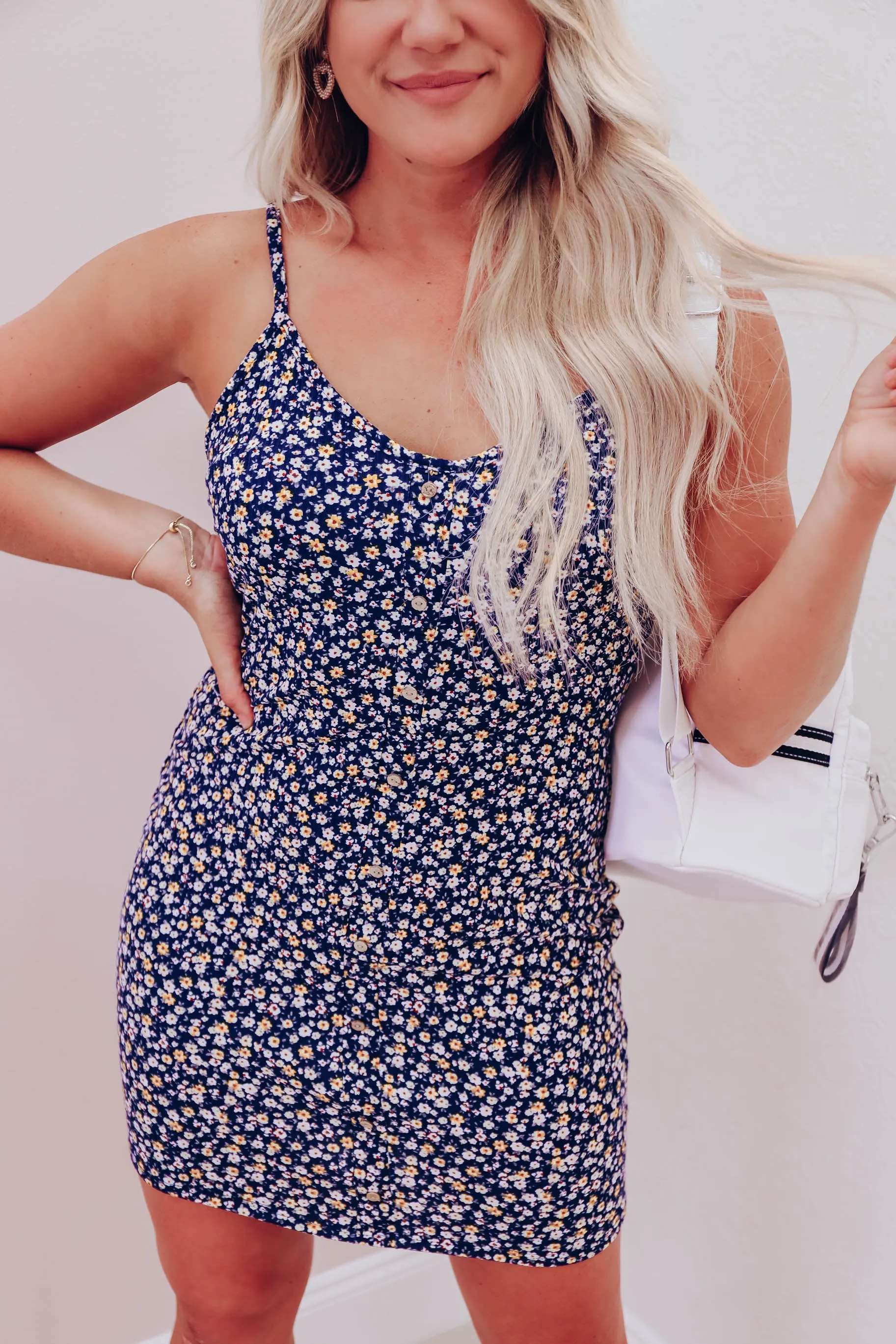 Bright Side Floral Tank Dress