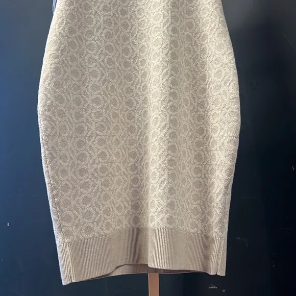 Calvin Klein CK Logo Sleeveless Sweater Dress size Medium