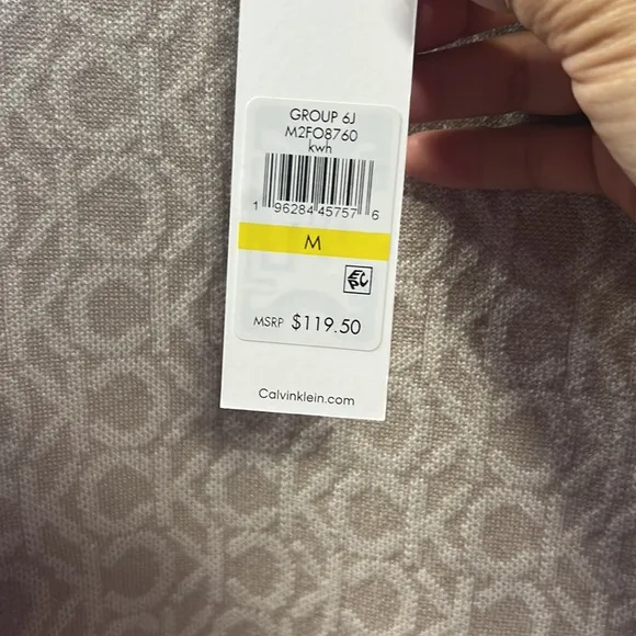 Calvin Klein CK Logo Sleeveless Sweater Dress size Medium