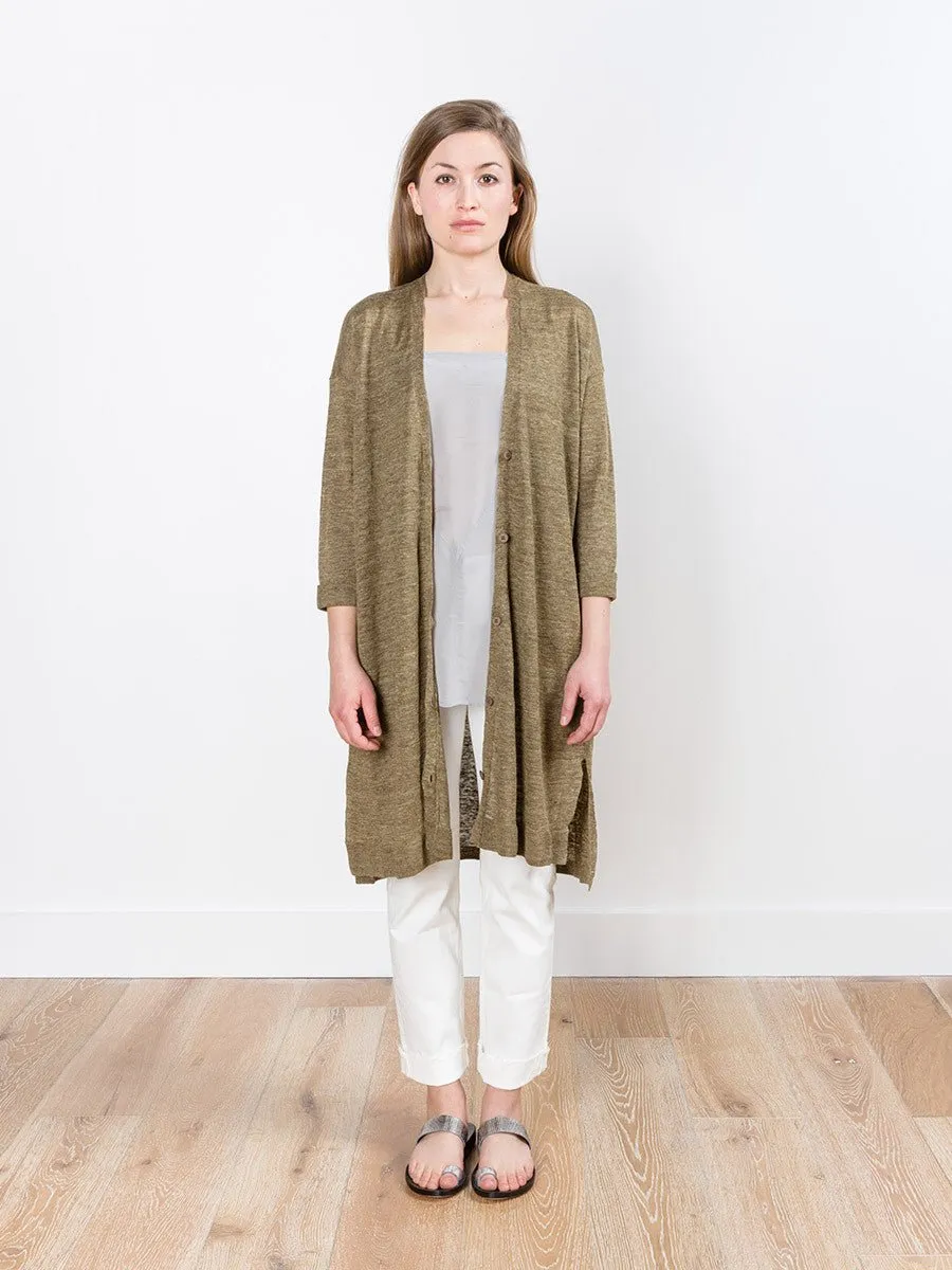 cardigan - olive