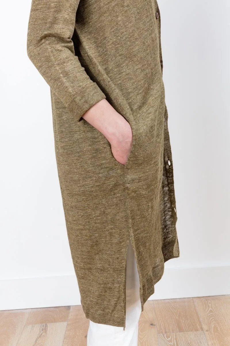 cardigan - olive