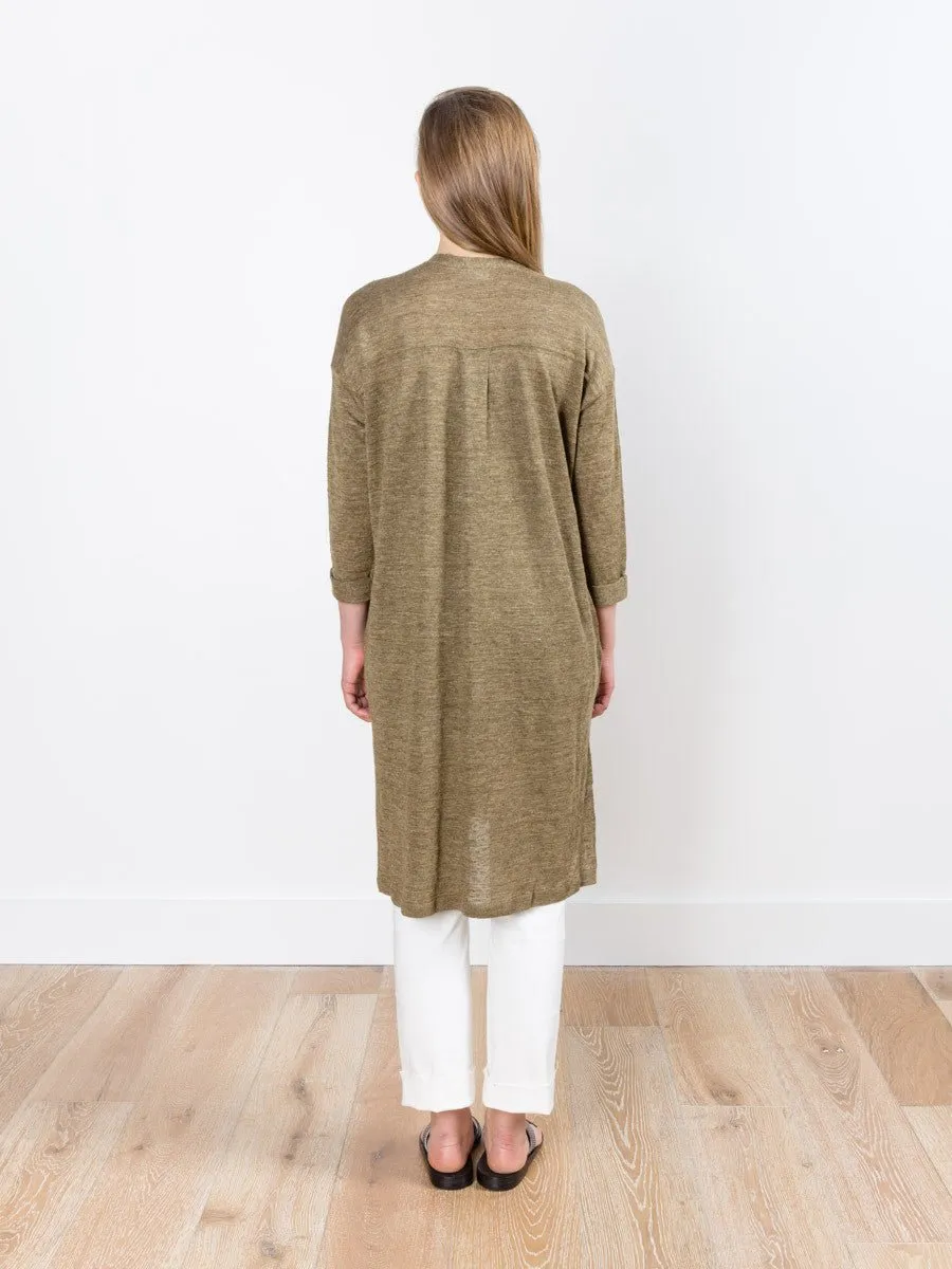 cardigan - olive