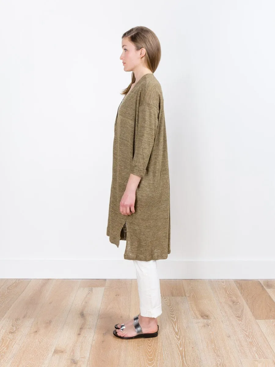 cardigan - olive