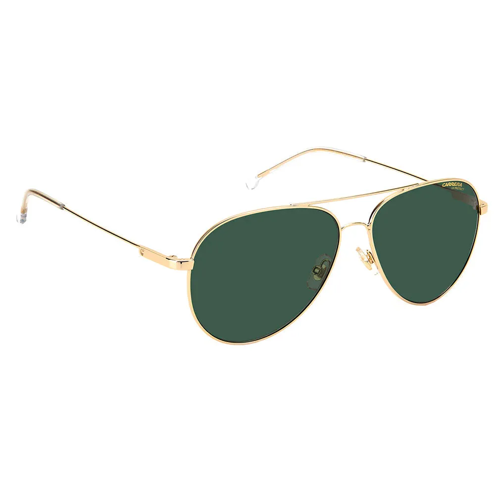 Carrera CA 2031T/S J5G_QT Aviator Metal Gold Sunglasses with Green Lens