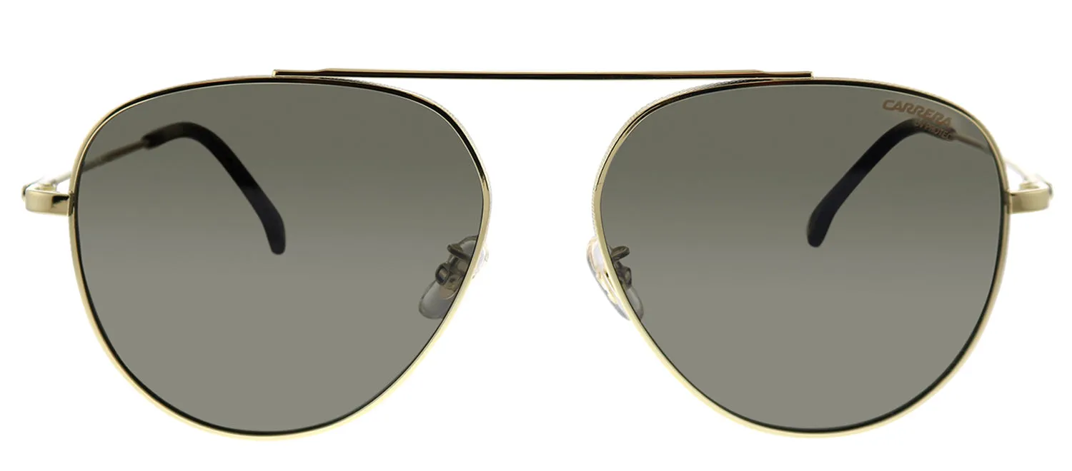Carrera CA Carrera188/F/S J5G IR Pilot Metal Gold Sunglasses with Grey Lens