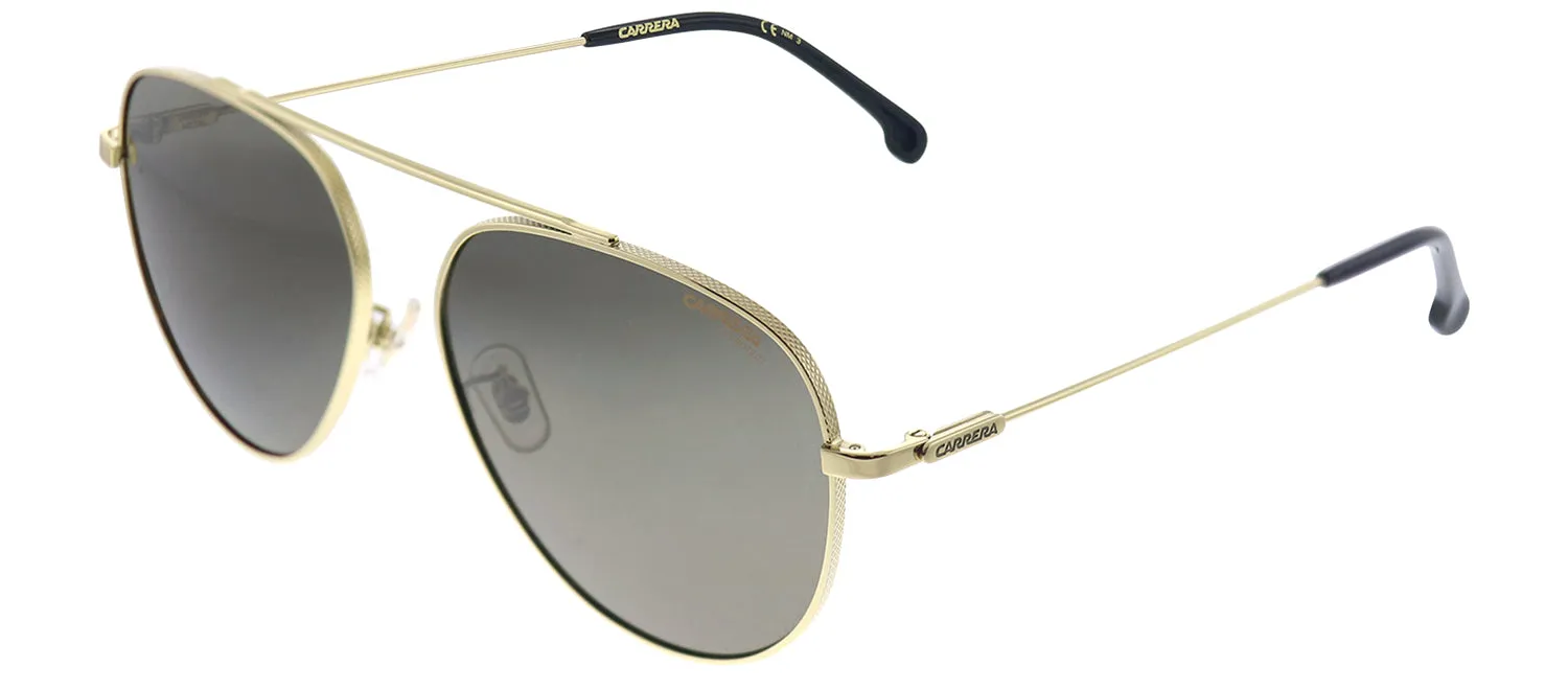 Carrera CA Carrera188/F/S J5G IR Pilot Metal Gold Sunglasses with Grey Lens