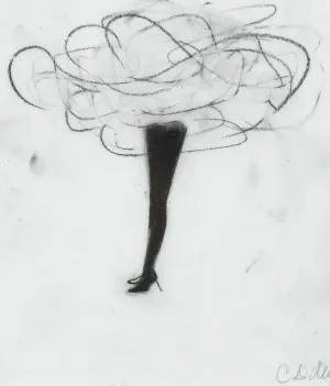 CATHY DALEY "X STANDING" DRAWING,  2011