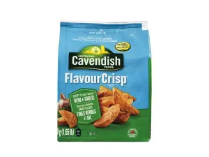 Cavendish Herb & Garlic Crinckle Wedges 750g
