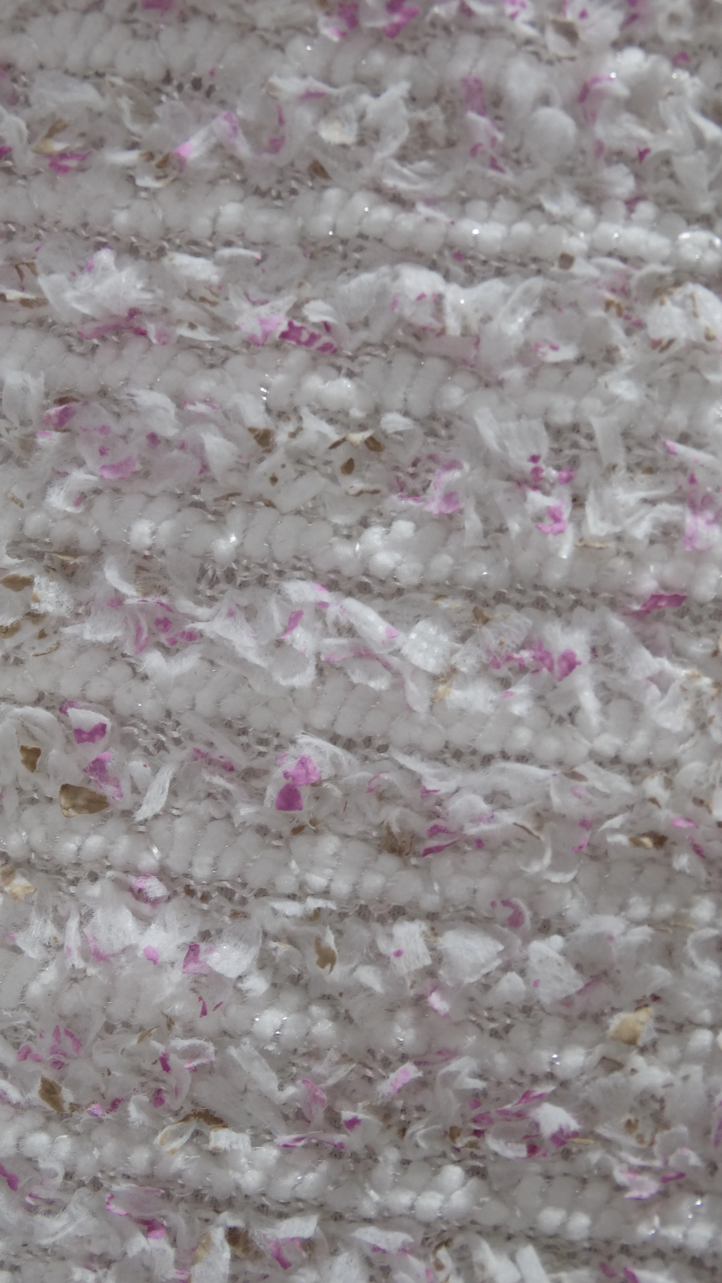 Chanel Resort 2016 Pink White Tweed Tank Top