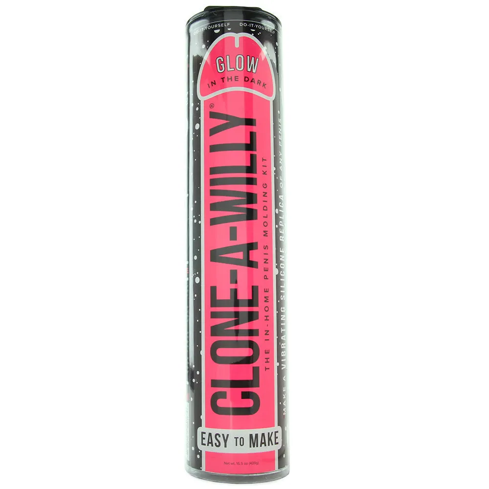 Clone-A-Willy Hot Pink Glow In The Dark