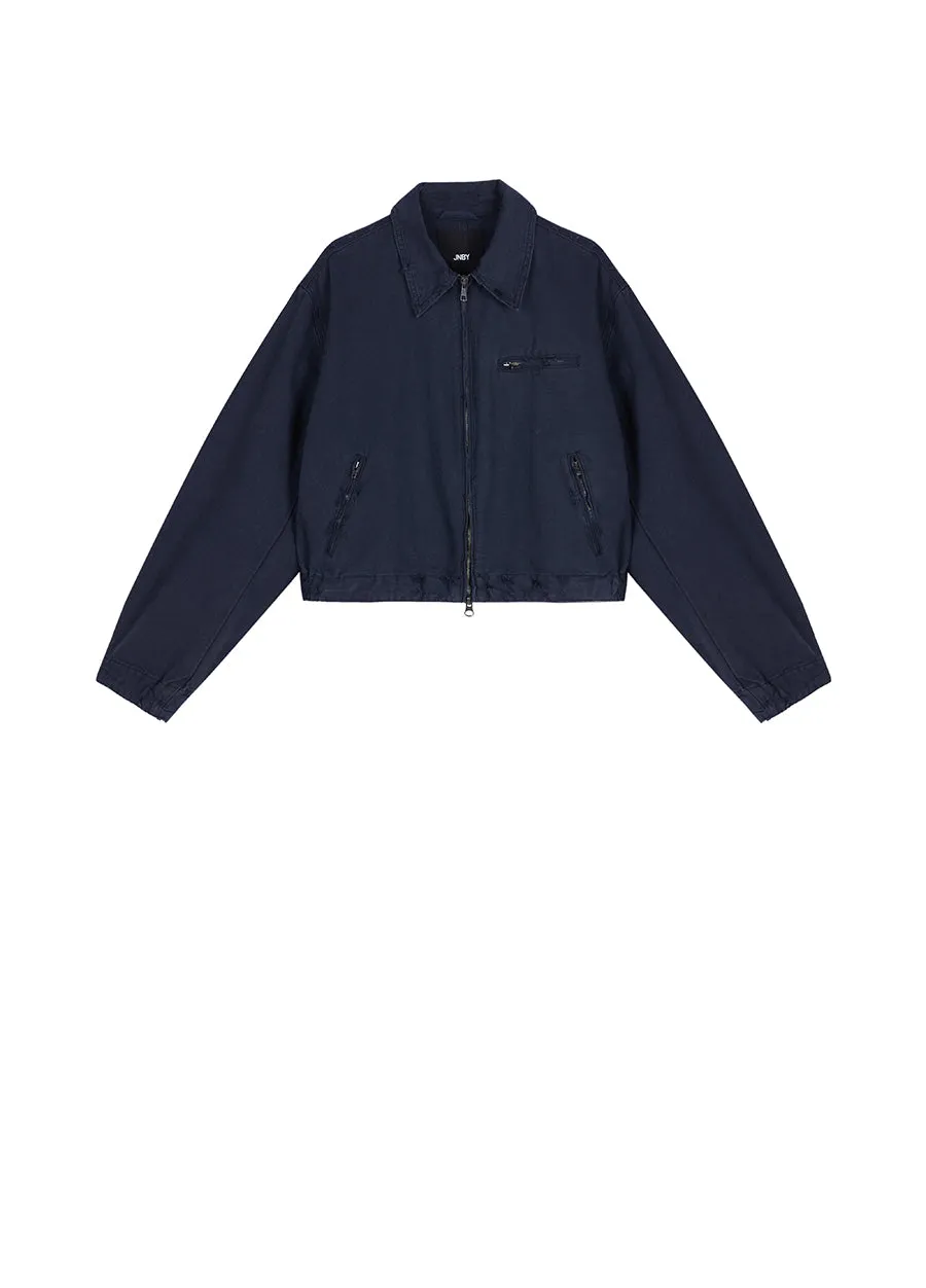 Coat / JNBY Relaxed Denim Retro Jacket
