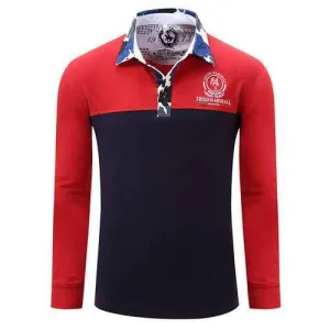 Comfy Thicken Cotton Long Sleeve Golf Shirt