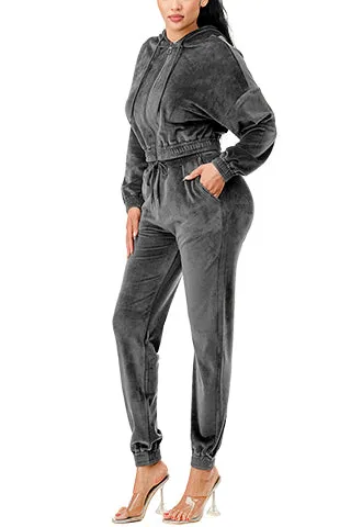 COMFY VELOUR HOODIE SET(MMS3006) <Bundle>
