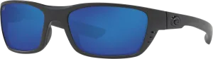 Costa Del Mar Whitetip Blackout Frame Blue Mirror Glass 580G Lens Polarised Performance Sunglasses - Mega Clearance