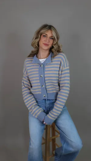 Cozy Afternoon Striped Sweater