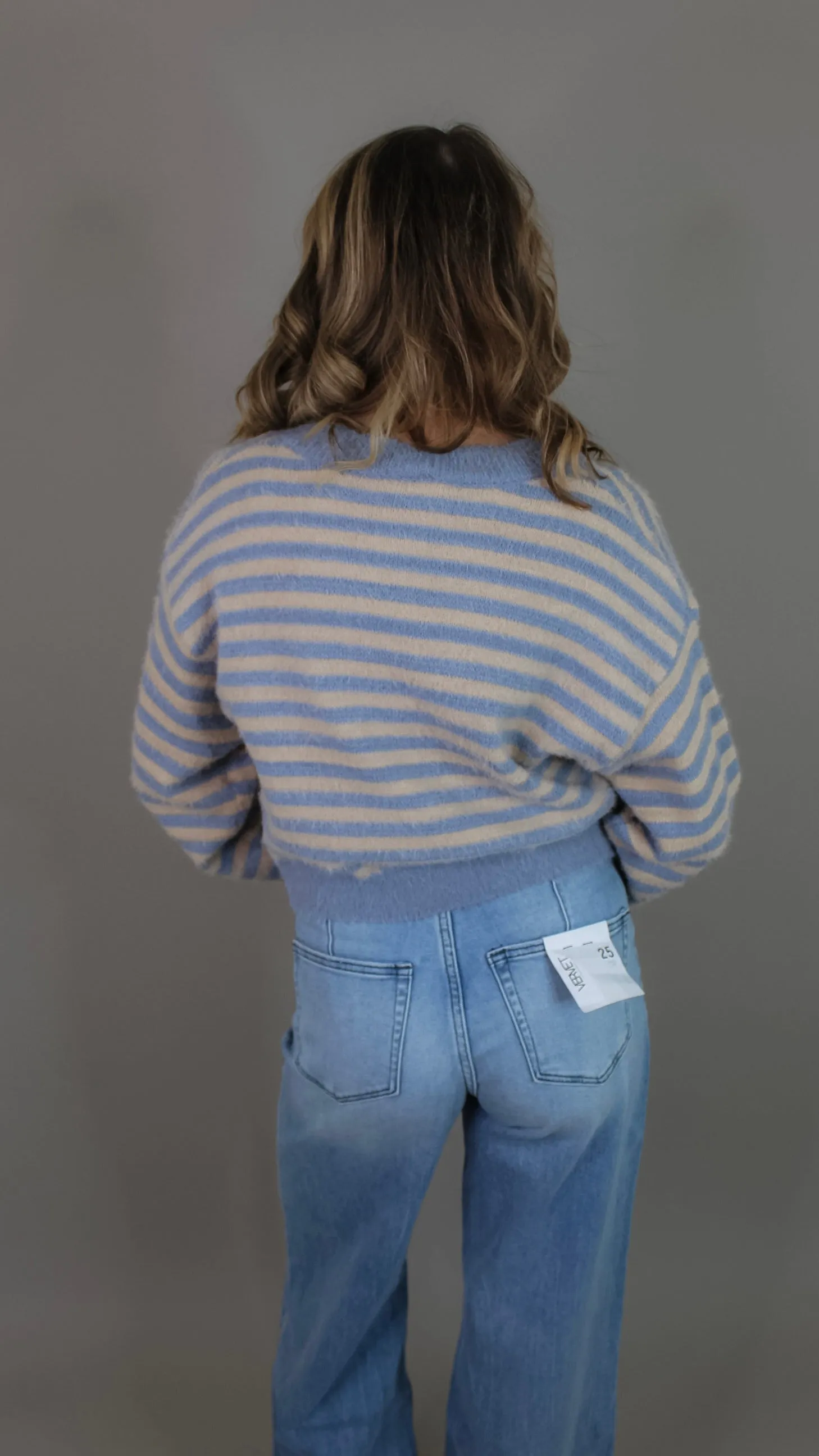 Cozy Afternoon Striped Sweater