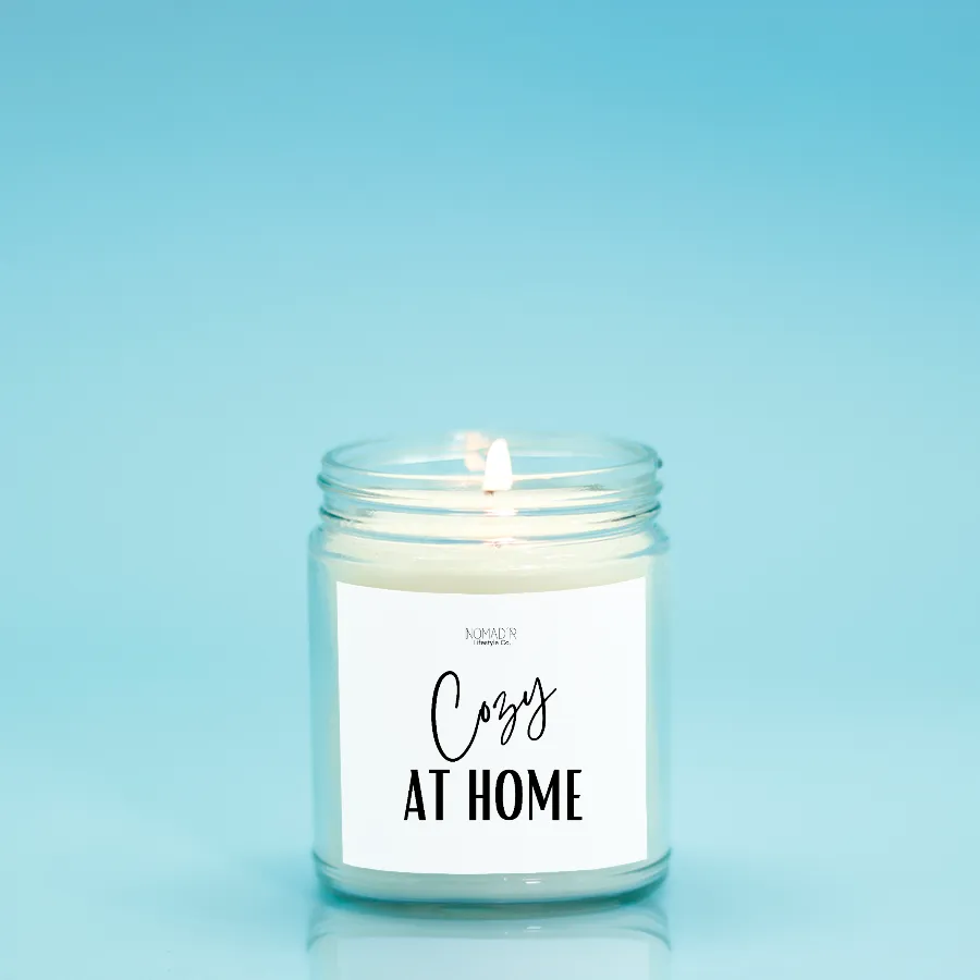 Cozy at Home Candle (Hand Poured 9 oz.)