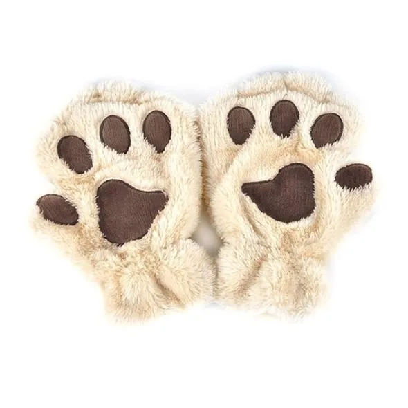 Cozy Cat Paw Gloves