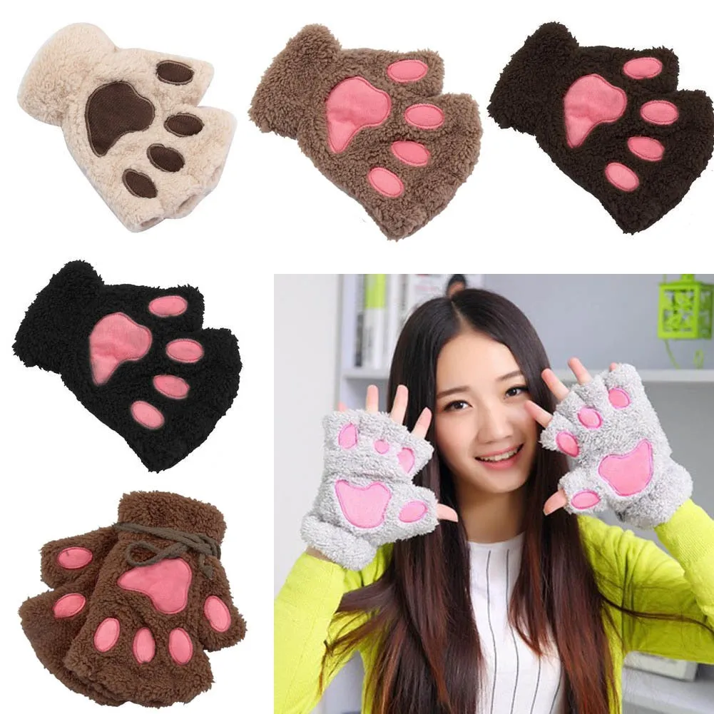 Cozy Cat Paw Gloves