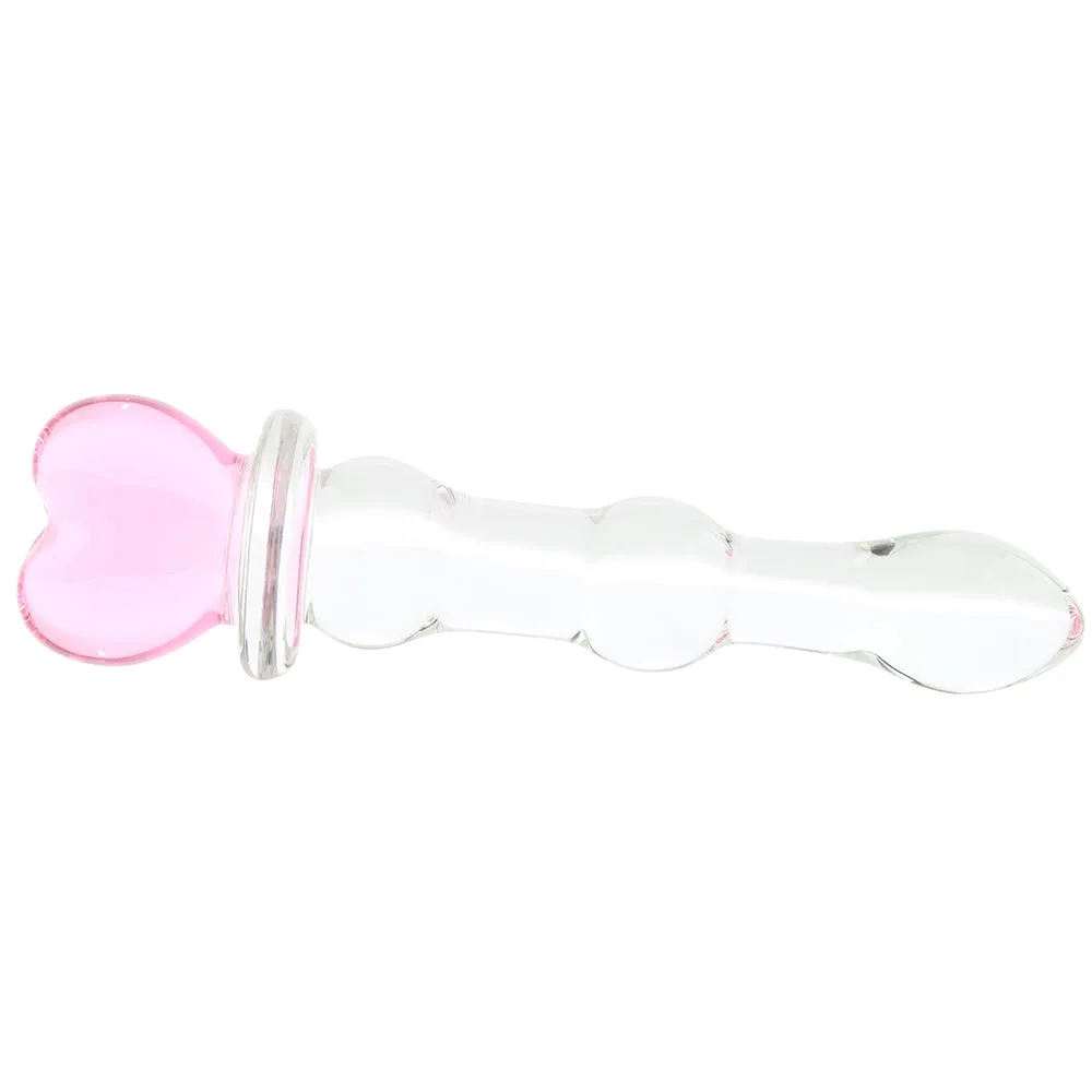 Crystal Heart of Glass-Pink Glass Dildo