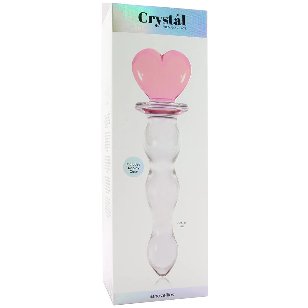 Crystal Heart of Glass-Pink Glass Dildo