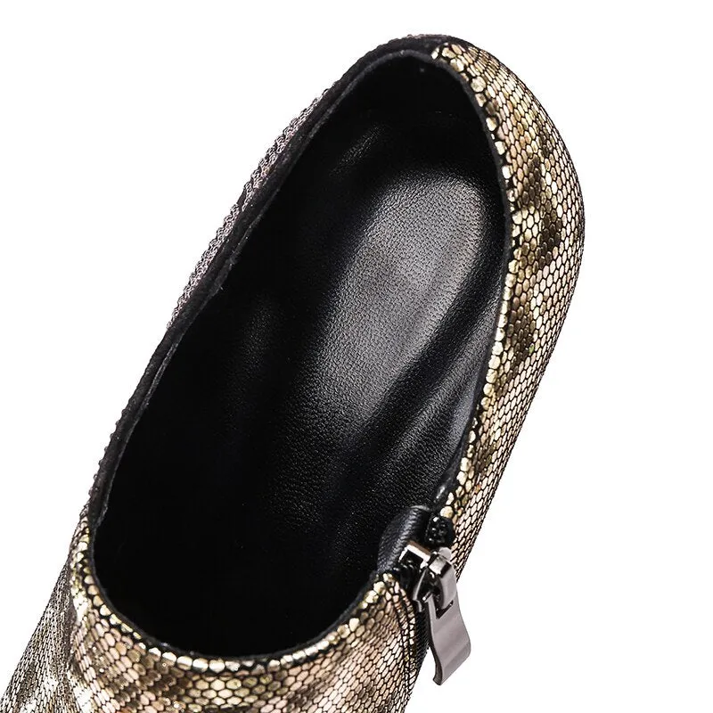 Crystal High Heels Spring Women Pumps Pointed Toe Leather Shoes Woman Zip Footwear Fashion Ladies Bling Shoes Bling