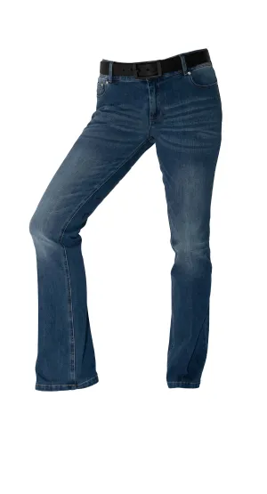 Curvy Mare | Western Boot Cut Jeans | Leopard Print