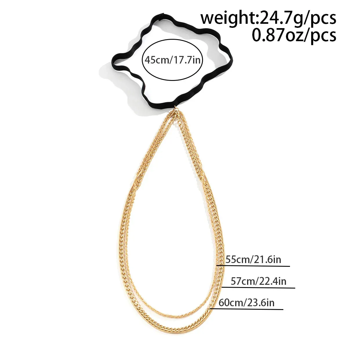 Customizable Summer Multi-Layer Heart Tassel Leg Chain