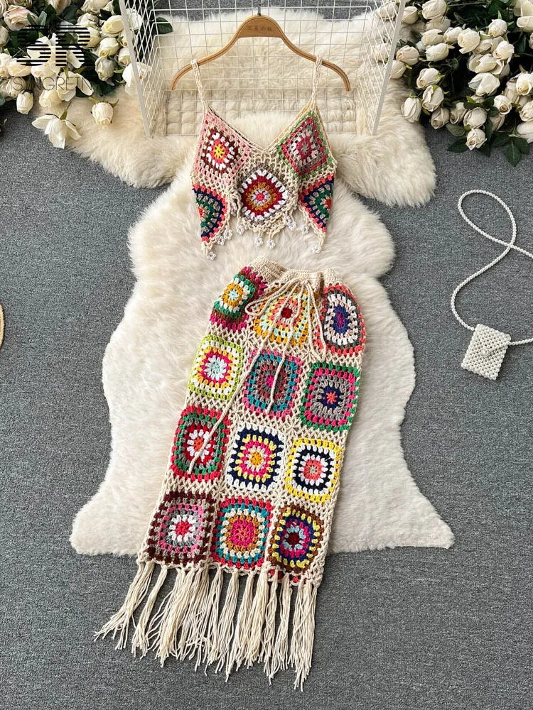 Cute and Comfy Two Piece Knitted Set