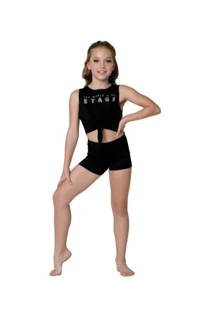 Danz N Motion Booty Shorts in Black : Size 6/7 to 12/14