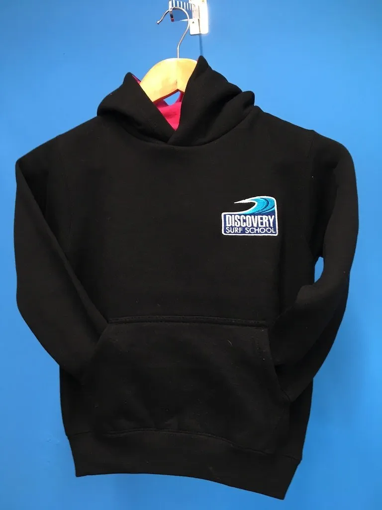 Discovery children's hoody - Black/Fuchsia