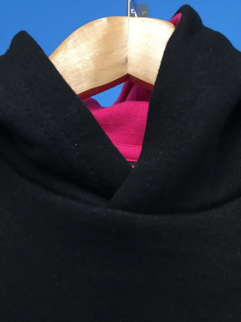Discovery children's hoody - Black/Fuchsia