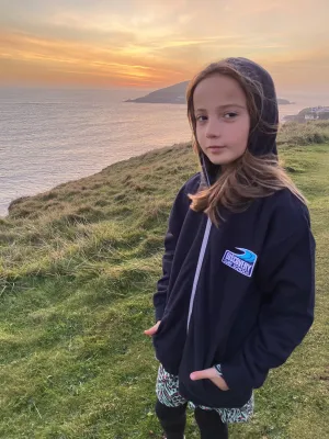 Discovery Kids Zip Hoody - Navy/Grey