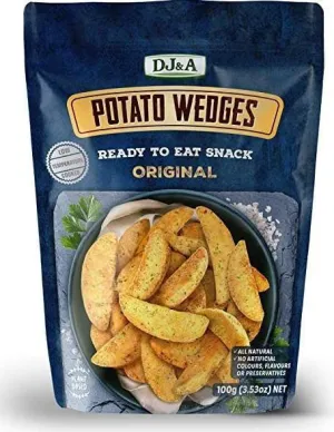 DJ & A Original Potato Wedges 100g