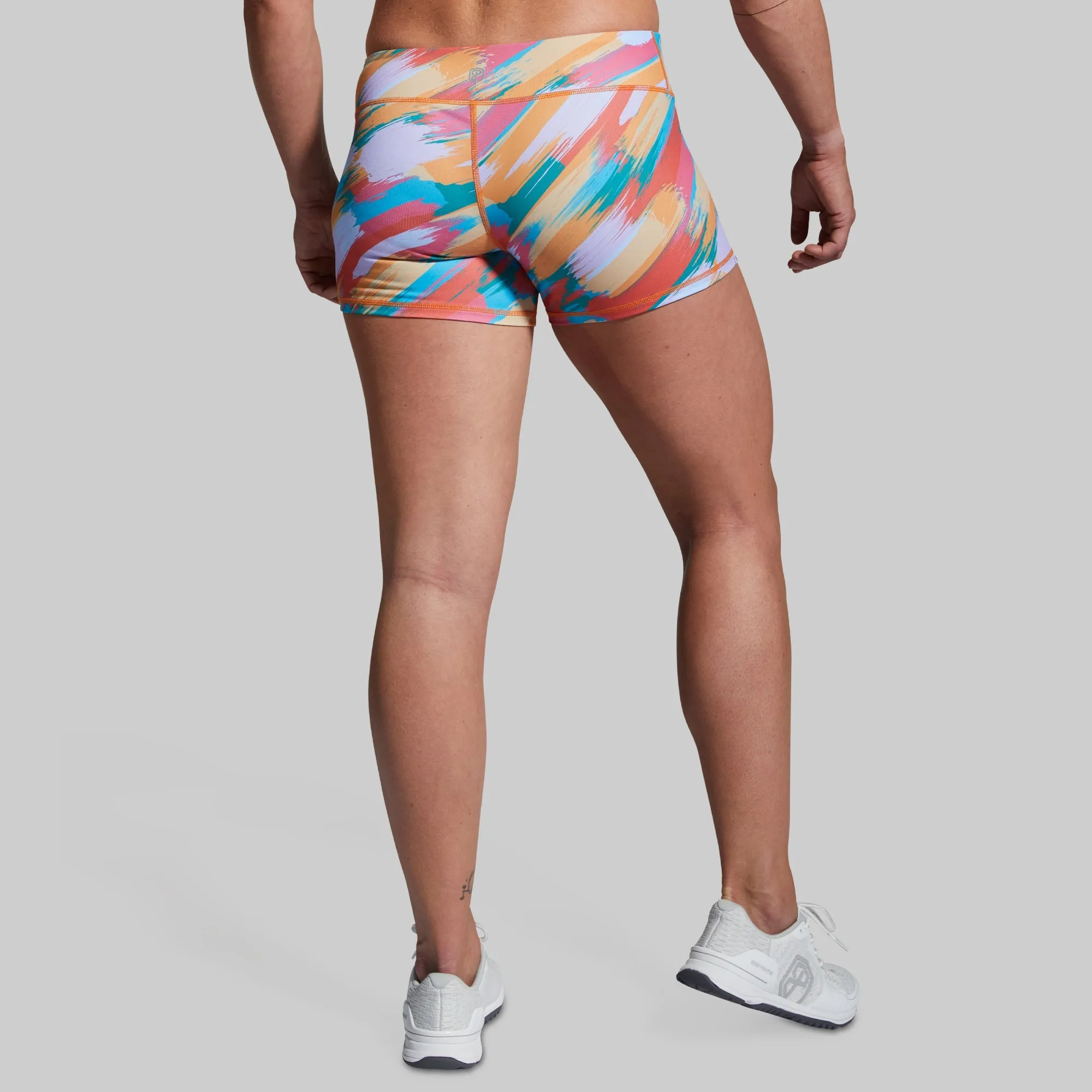 Double Take Booty Short (Brushstroke)