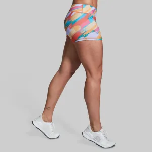 Double Take Booty Short (Brushstroke)
